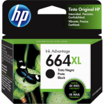 TINTA HP F6V31AL 664XL NEGRA