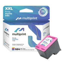 CARTUCHO MULTIPRINT® HC-M664C (664XXL) (NEW CHIP) COLOR [22ML]